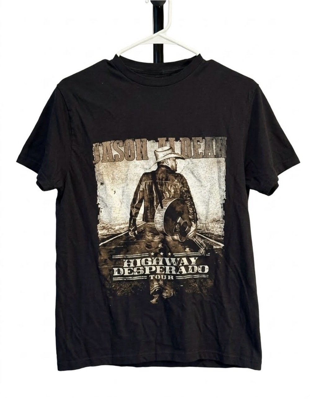 JASON ALDEAN / 2023 Highway Desperado Tour t-shirt / M / unisex / Ptp-20”